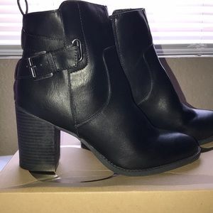 Charlotte Russe “Carl” black booties